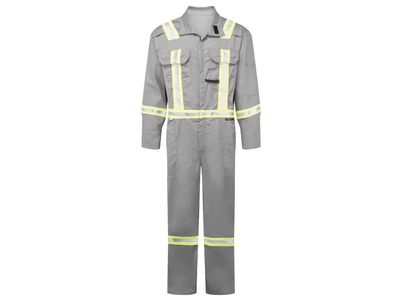 Portwest® Ultrasoft 7 oz Flame Resistant Two-way Breakaway Brass Zip Deluxe Coverall - X Back - IUS102