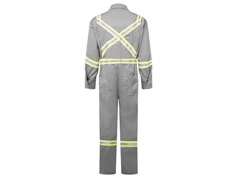 Portwest® Ultrasoft 7 oz Flame Resistant Two-way Breakaway Brass Zip Deluxe Coverall - X Back - IUS102