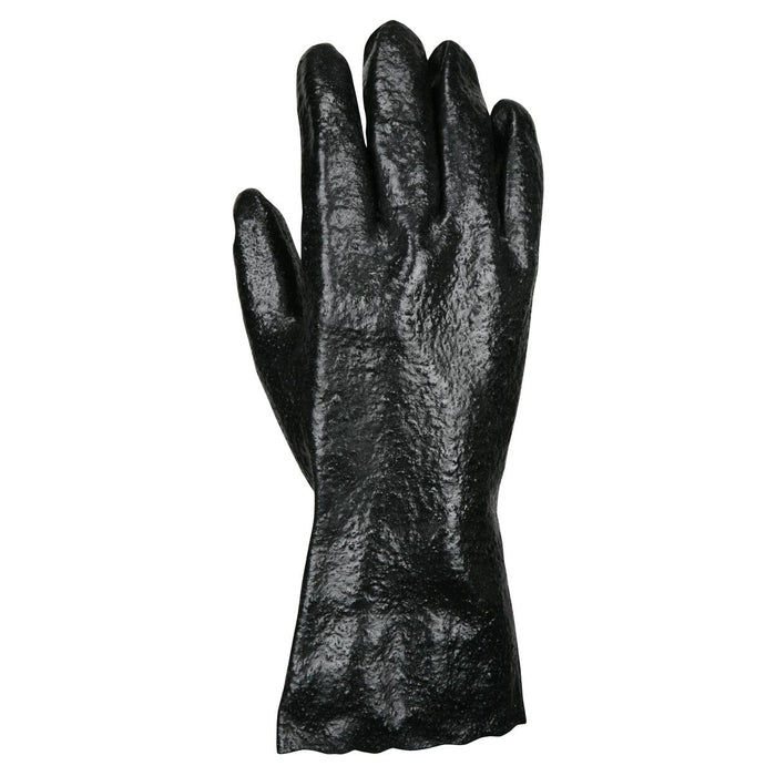 MCR Safety Single Dipped Rough PVC Coated Gloves - Interlock Lined - 6212R