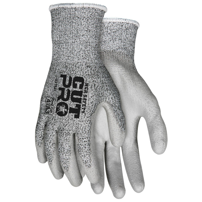 MCR Safety Cut Pro Gloves - 13 Gauge Hypermax Shell - PU Palm & Fingers - 92752