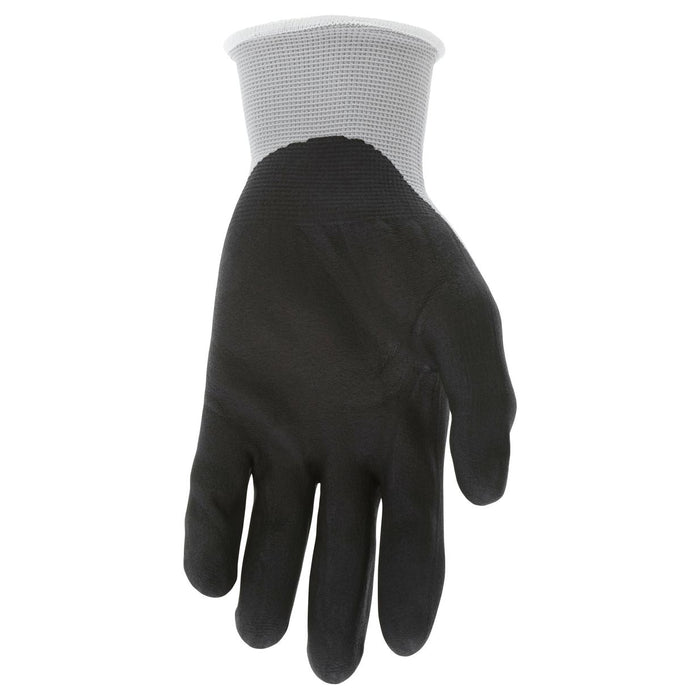 MCR Safety NXG Foam Nitrile Dipped Gloves - 13 Gauge Nylon Shell - Gray - 9673