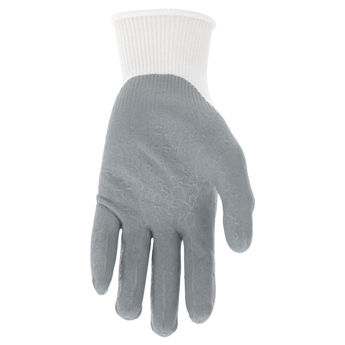 MCR Safety NXG Ultratech String Knit Gloves - 15 Gauge Nylon Shell - Foam Nitrile Dipped Palm - 9674