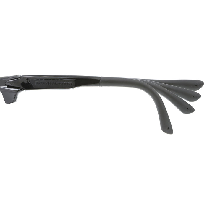 MCR Safety Dominator DM3 Safety Glasses - Black Frame - Clear MAX6 Anti-Fog Lens - DM1330PF