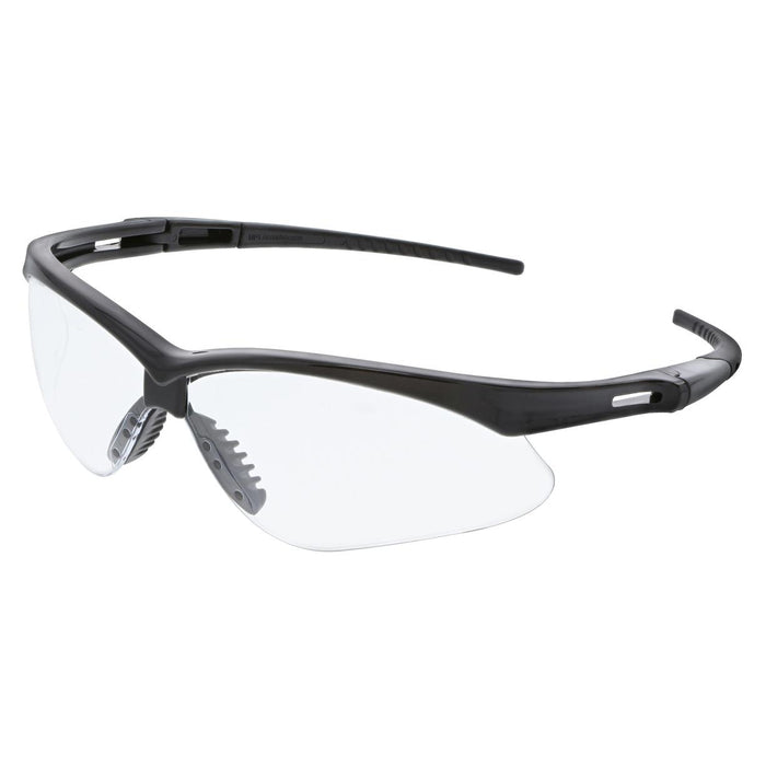 MCR Safety Memphis MP1 Safety Glasses - Black Frame - Clear Lens - MP110