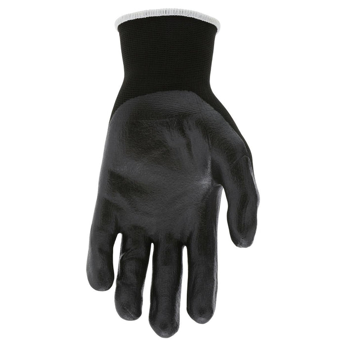 MCR Safety Ninja X Bi-Polymer Coated Gloves - 15 Gauge Nylon/Lycra Shell - Black - N9674