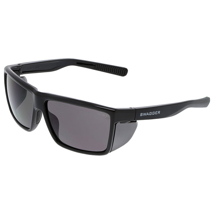 MCR Safety Swagger SR2 Safety Glasses - Black Frame - Gray Lens - SR212