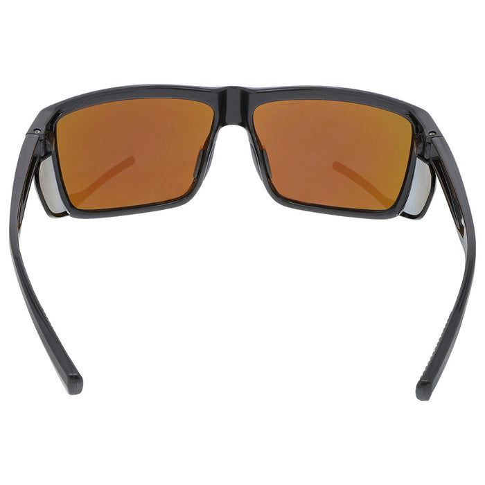 MCR Safety Swagger SR2 Safety Glasses - Charcoal Frame - Polarized Green Mirror Lens - SR22BGZ