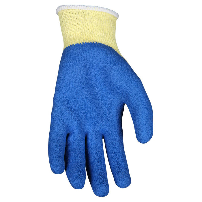 MCR Safety Cut Pro Gloves - 10 Gauge Kevlar/Synthetic Shell - Latex Dipped Palm & Fingers - 96871