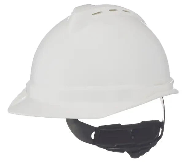 MSA® V-Gard 500 Vented Cap Style Hard Hat - 4 Point Ratchet Suspension