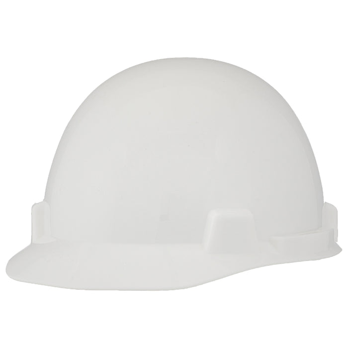 MSA SmoothDome Hard Hat - Fas-Trac Suspension - White