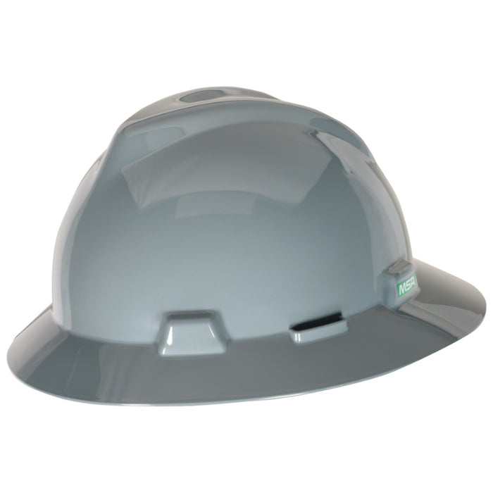 MSA V-Gard Full Brim Hard Hat - Fas-Trac Suspension