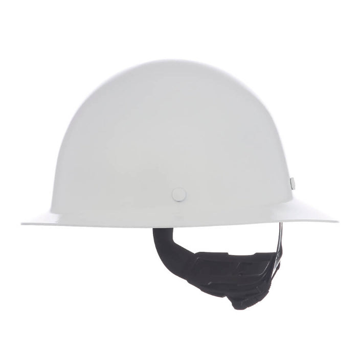 MSA Skullgard Full Brim Hard Hat - Fas-Trac III Suspension - White