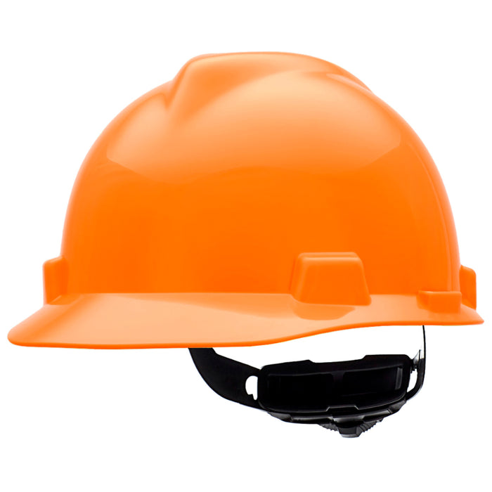 MSA V-Gard Large Size Cap Style Hard Hat - Fas-Trac III Suspension