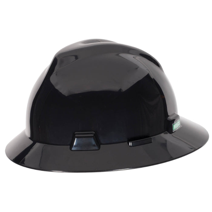 MSA V-Gard Full Brim Hard Hat - Fas-Trac Suspension