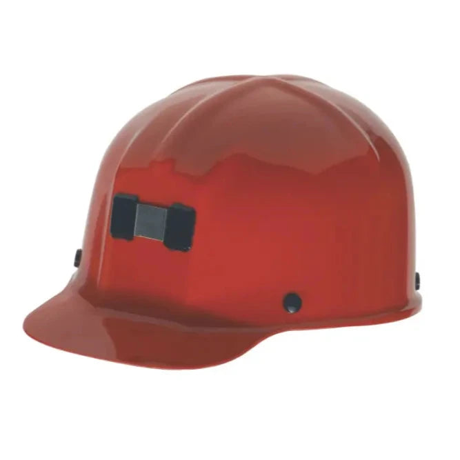 MSA® Comfo-Cap Mining Hard Hat w/ Lamp Bracket - Staz-On Suspension