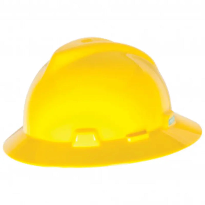 MSA® Safety V-Gard Full Brim Hard Hat - Fas-Trac Suspension - 475366