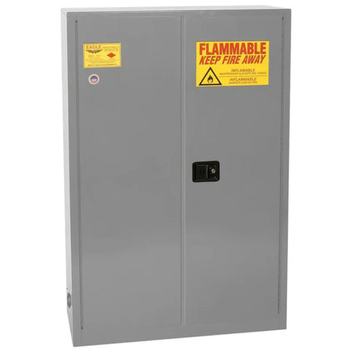 safety-storage-cabinet-60-gallon-paint-&-ink-2-sliding-self-closing-doors-5-shelves-gray