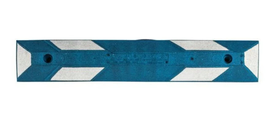 Park-It® 3' Feet Blue with White Stripes - Long Lasting Parking Curb - GNRS1320WB