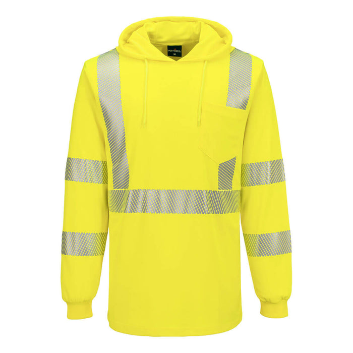 Portwest® Hi-Vis Lightweight Hooded - ANSI Class 3 - T-Shirt - L042