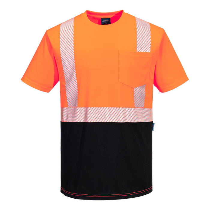 Portwest® Hi-Vis Segmented Tape Contrast - ANSI Class 2 - T-Shirt - S196