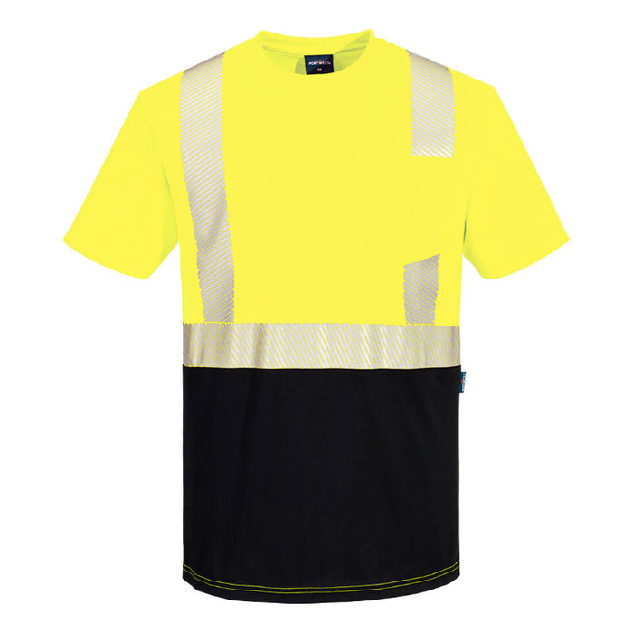 Portwest® Hi-Vis Segmented Tape Contrast - ANSI Class 2 - T-Shirt - S196