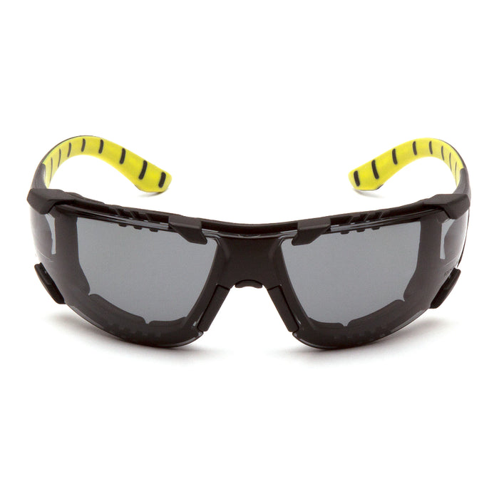 Pyramex® Endeavour Plus Foam Padded - Adjustable Rubber Nosepiece and Dielectric Safety Glasses