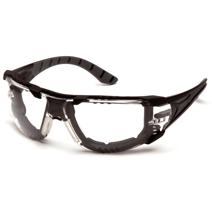 Pyramex® Endeavour Plus Foam Padded - Adjustable Rubber Nosepiece and Dielectric Safety Glasses