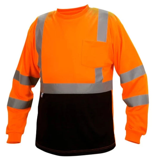 Pyramex Hi-Vis - Black Bottom Safety T-Shirt - Class 3 - RLTS31B