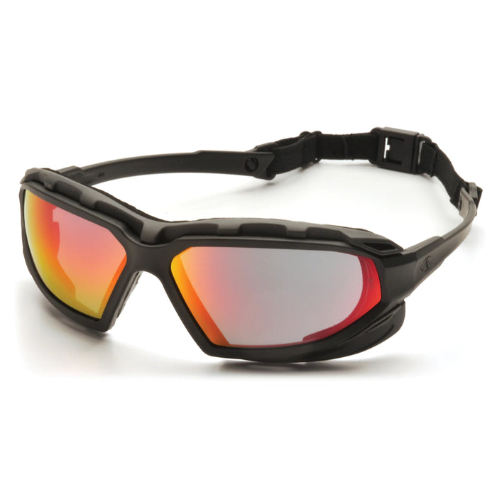 Pyramex® Highlander Plus - Foam Padding - Detachable Strap - Vented Frame Safety Glasses