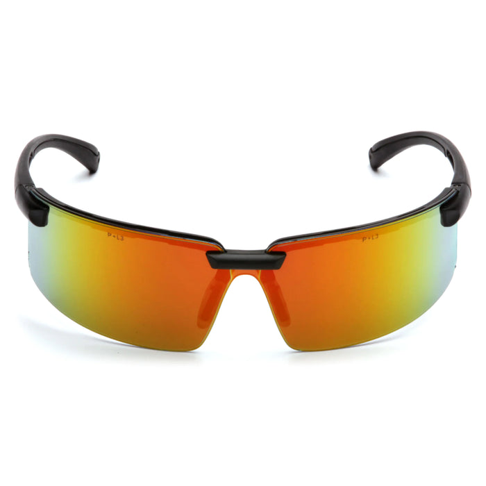 Pyramex® Surveyor - Co-Injected Temples and Non Slipping Safety Glasses