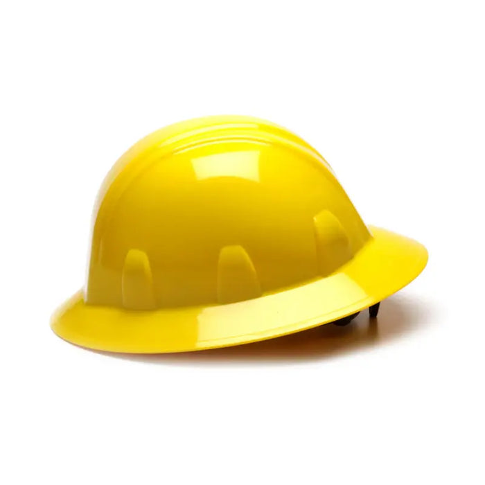 Pyramex® SL Series Full Brim Hard Hat - 4 Point Ratchet Adjustable Suspension - HP241