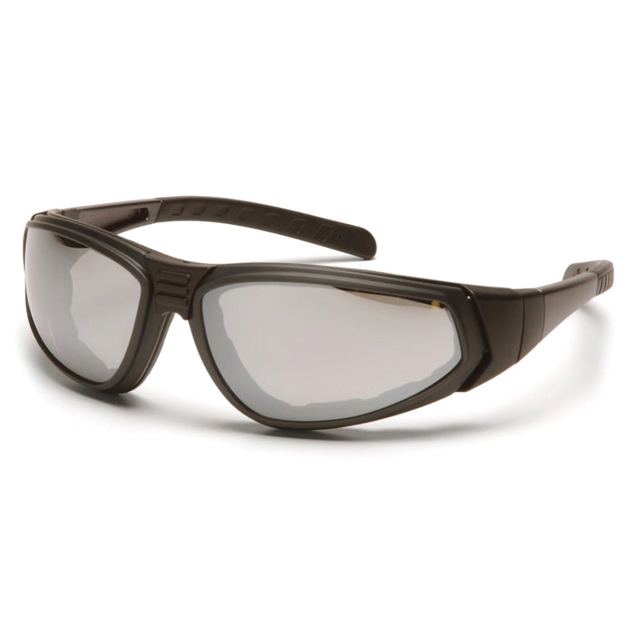 Pyramex® XSG - Scratch Resistant With Black Foam Lined Safety Glasses