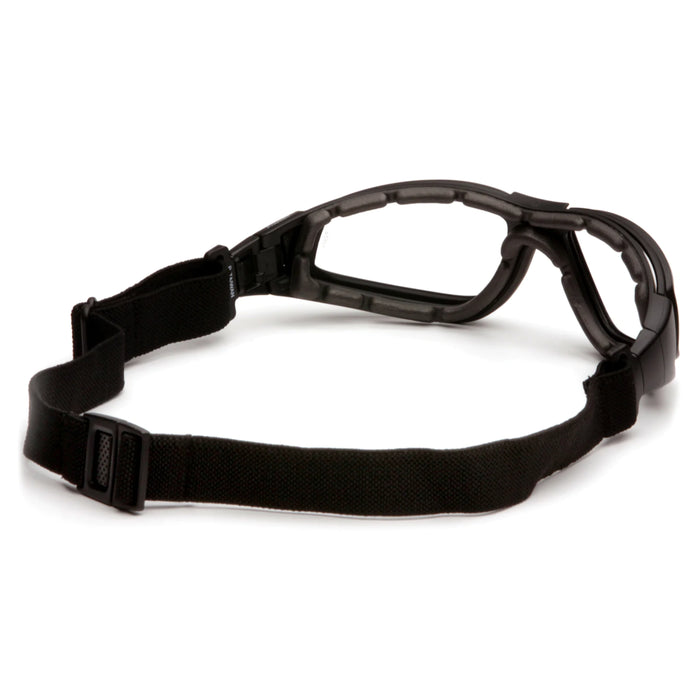 Pyramex® XSG - Scratch Resistant With Black Foam Lined Safety Glasses