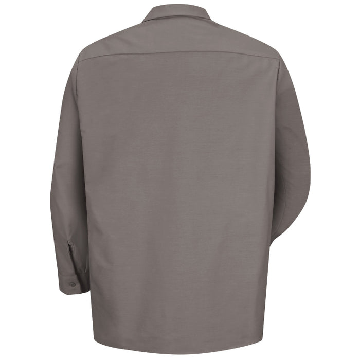 Red Kap® Men's Long Sleeve Industrial Work Shirt - Gray - SP14