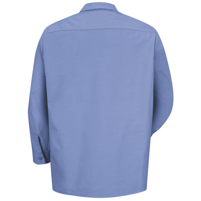 Red Kap® Men's Long Sleeve Industrial Work Shirt - Light Blue - SP14