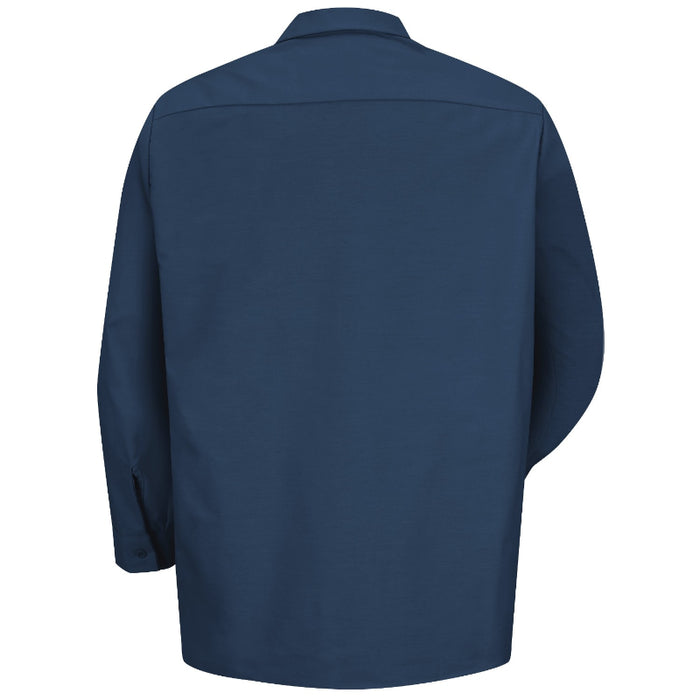 Red Kap® Men's Long Sleeve Industrial Work Shirt - Navy - SP14