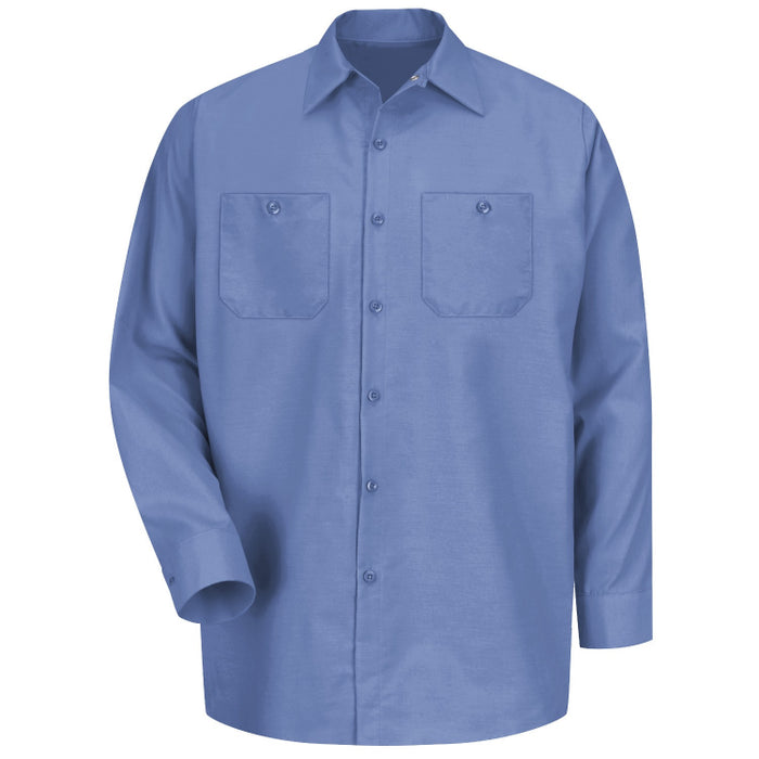 Red Kap® Men's Long Sleeve Industrial Work Shirt - Petrol Blue - SP14