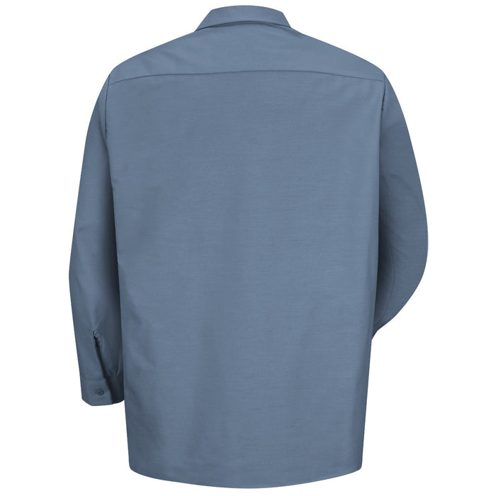 Red Kap® Men's Long Sleeve Industrial Work Shirt - Postman Blue - SP14