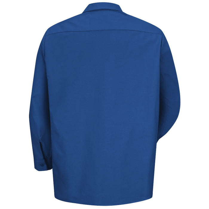 Red Kap® Men's Long Sleeve Industrial Work Shirt - Royal Blue - SP14