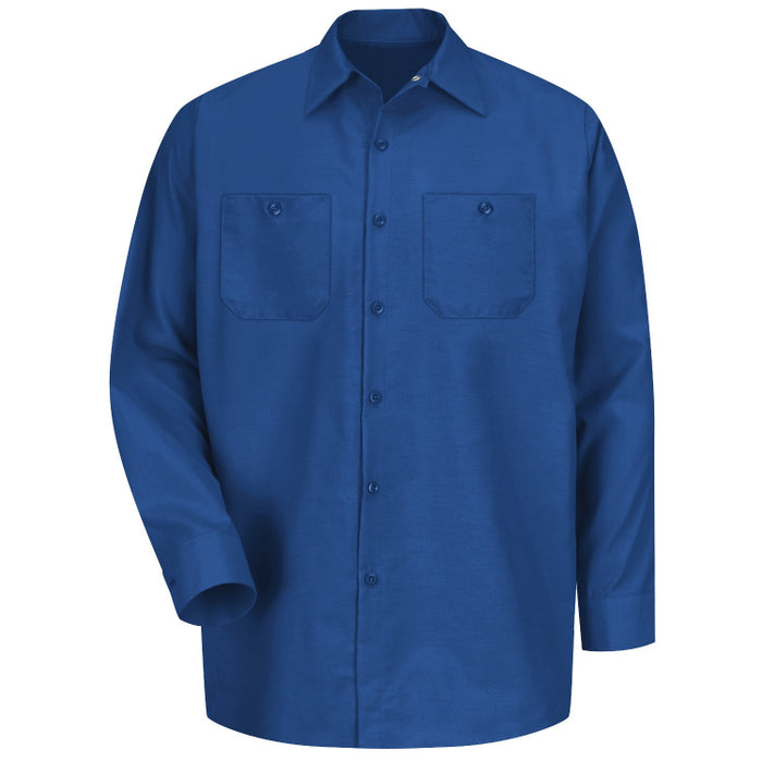 Red Kap® Men's Long Sleeve Industrial Work Shirt - Royal Blue - SP14