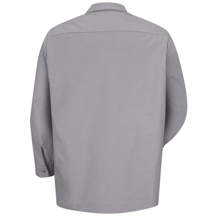 Red Kap® Men's Long Sleeve Industrial Work Shirt - Silver Gray - SP14