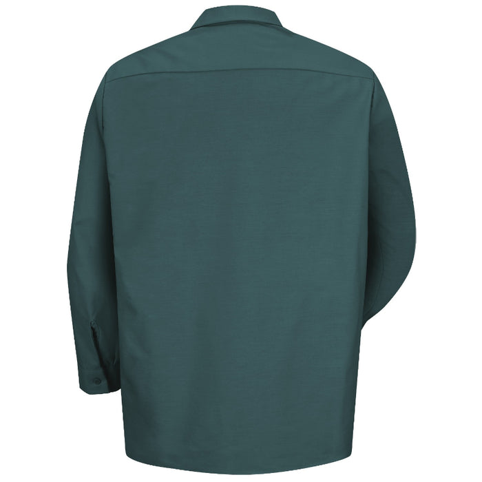 Red Kap® Men's Long Sleeve Industrial Work Shirt - Spruce Green - SP14