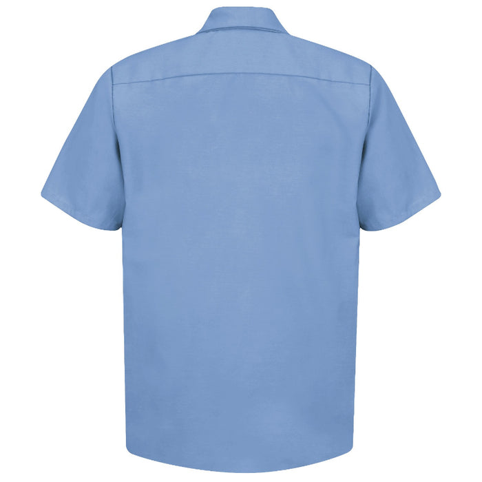 Red Kap® Men's Short Sleeve Industrial Work Shirt - Light Blue - SP24