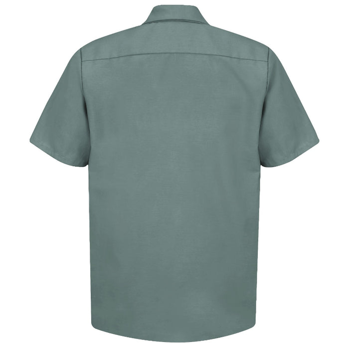 Red Kap® Men's Short Sleeve Industrial Work Shirt - Light Green - SP24