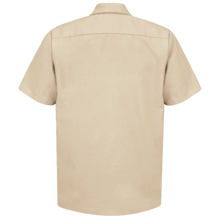 Red Kap® Men's Short Sleeve Industrial Work Shirt - Light Tan - SP24