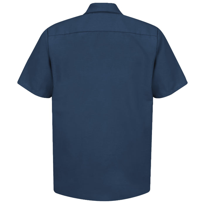 Red Kap® Men's Short Sleeve Industrial Work Shirt - Navy - SP24