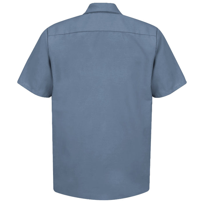 Red Kap® Men's Short Sleeve Industrial Work Shirt - Postman Blue - SP24