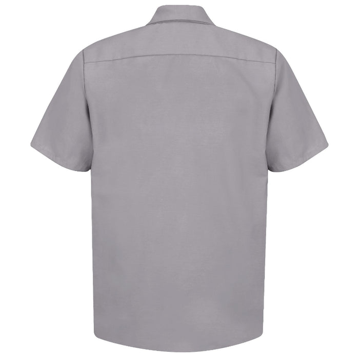 Red Kap® Men's Short Sleeve Industrial Work Shirt - Silver Gray - SP24