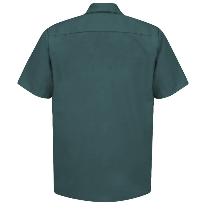 Red Kap® Men's Short Sleeve Industrial Work Shirt - Spruce Green - SP24