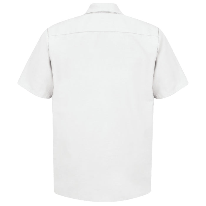 Red Kap® Men's Short Sleeve Industrial Work Shirt - White - SP24